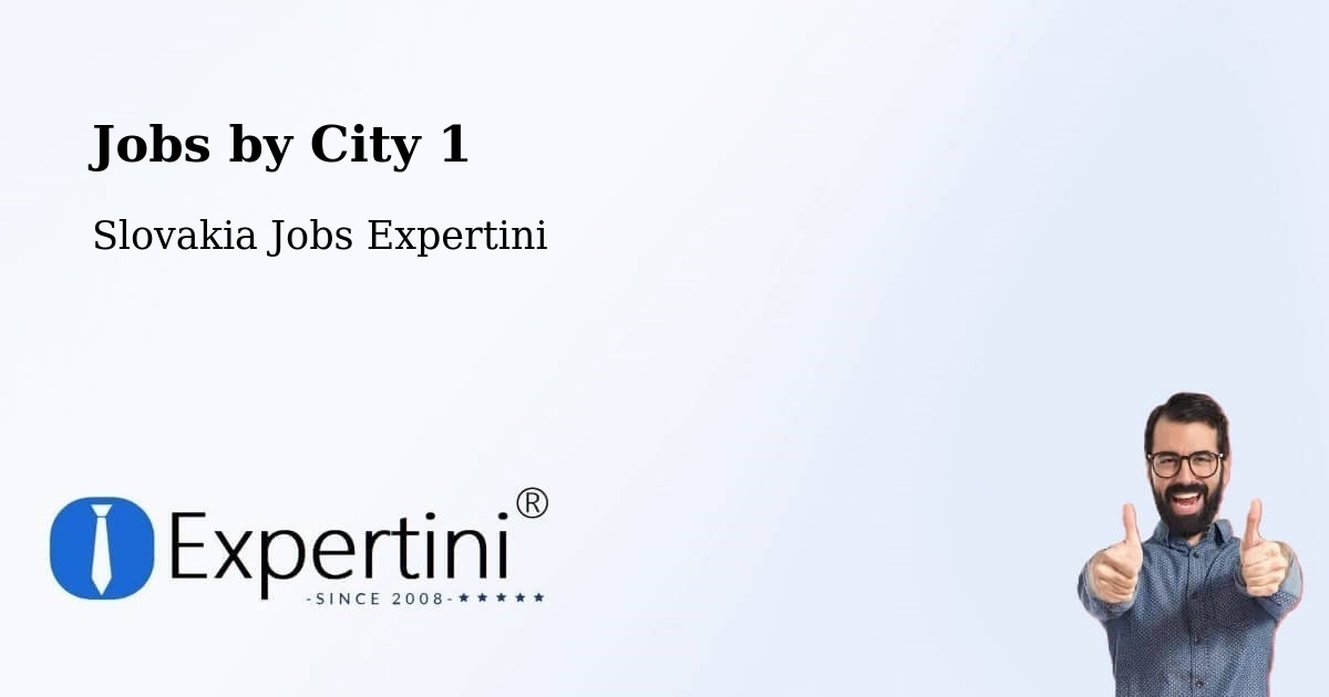 City Jobs in Slovakia - Expertini