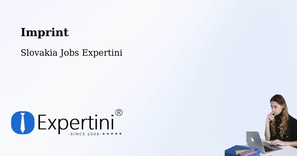Imprint – Svätý Anton - Slovakia Jobs Expertini